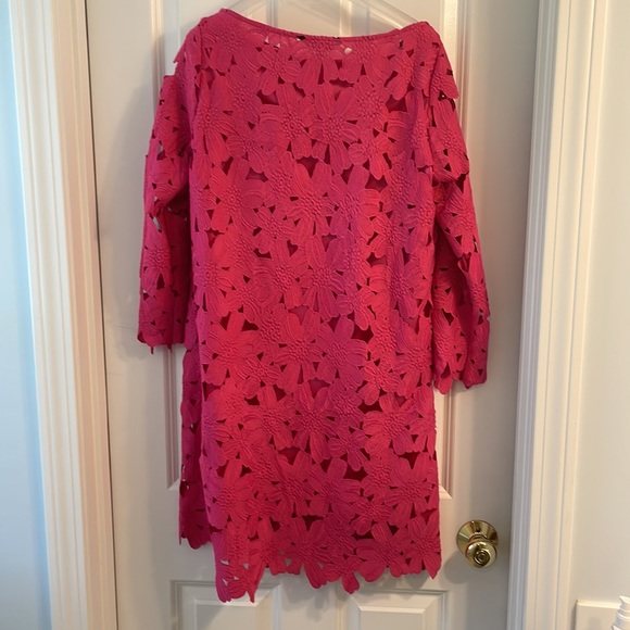 Felicity & Coco - Size Medium - Shift Dress - 3/4 quarter sleeves - pink! - Picture 4 of 10